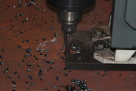 Vollhartmetallbohrer im Einsatz auf Voortman Plattenbearbeitungszentrum
